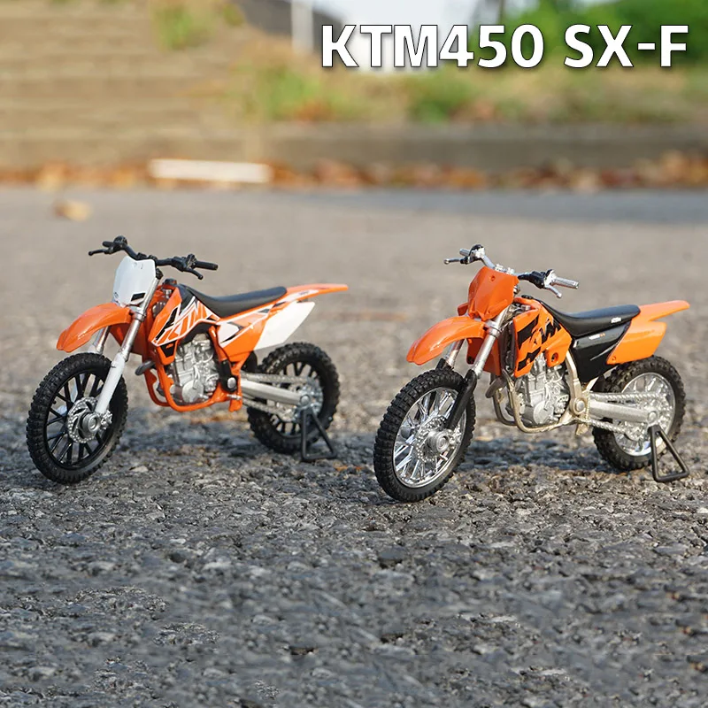 Welly 1:18 KTM 450 SX-F Alloy Motorcycle Model Diecast Metal Toy Motorcycle Model High Simulation Collection Children Toys Gift