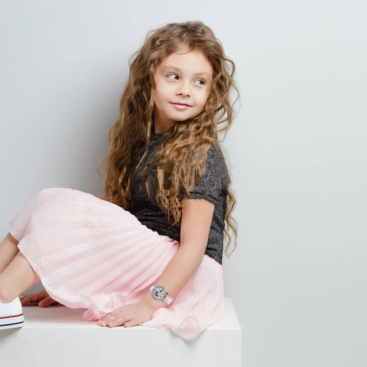 ساعة يونيكورن بحزام ساعة رياضية مريحة لتعلم وقت المعصم هدية لـ #6