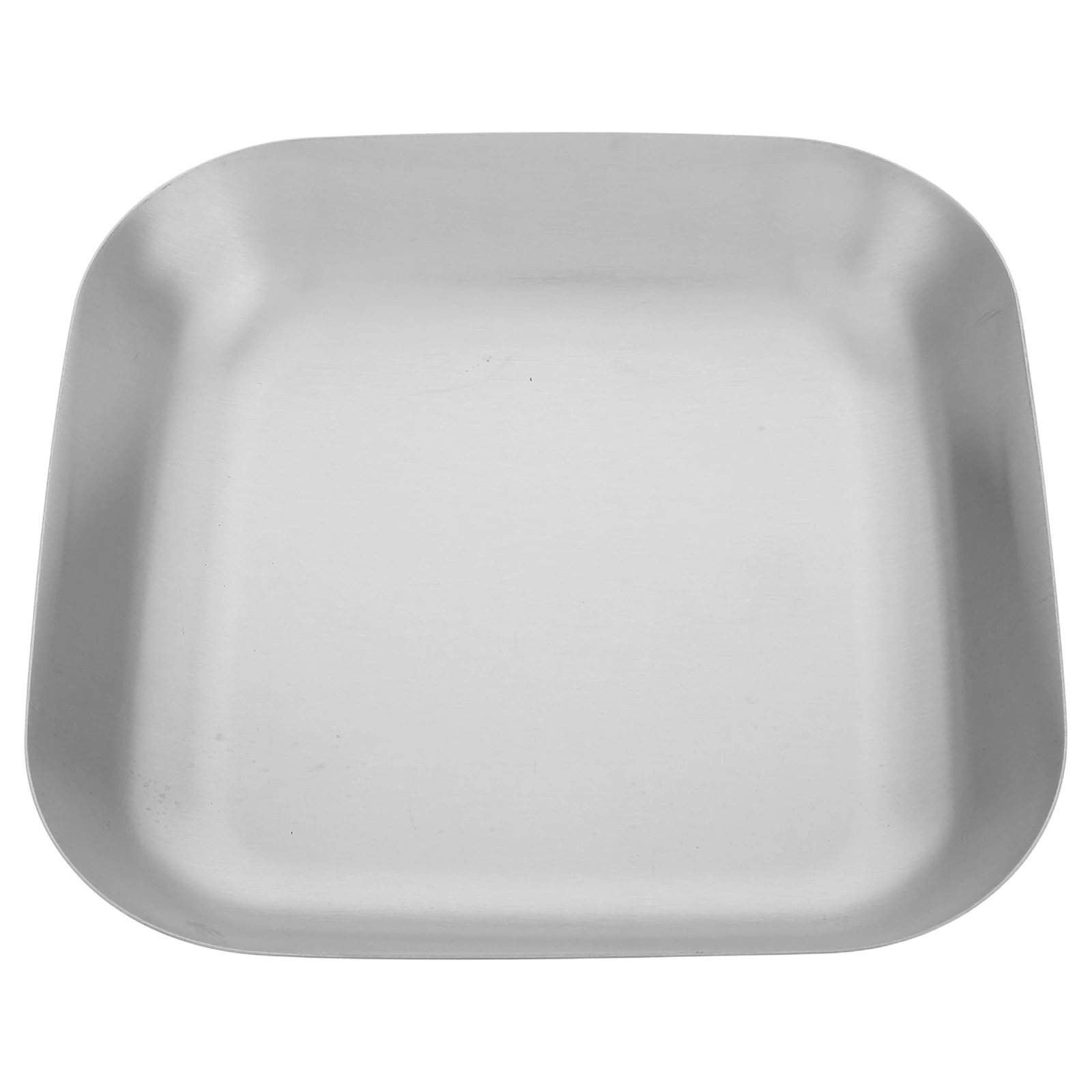 

Stainless Steel Square Serving Bbq Plate For French Fries Fried Chicken Grilled Meat Outdoor Camping Picnics Family Gatherings