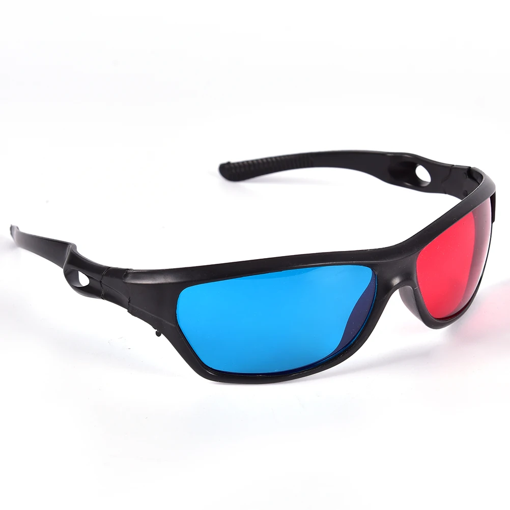 5pcs Black Frame Universal 3D Plastic Glasses/Oculos/Red Blue Cyan 3D Glass Anaglyph 3D Movie Game DVD Vision/cinema - view 4