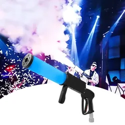 Butoy 2PCS CO2 Gun Toy LED Carbon Dioxide Gas Column Jet Stage Smoke Machine Stage Light Equipment for DJ Disco Dance Show Party
