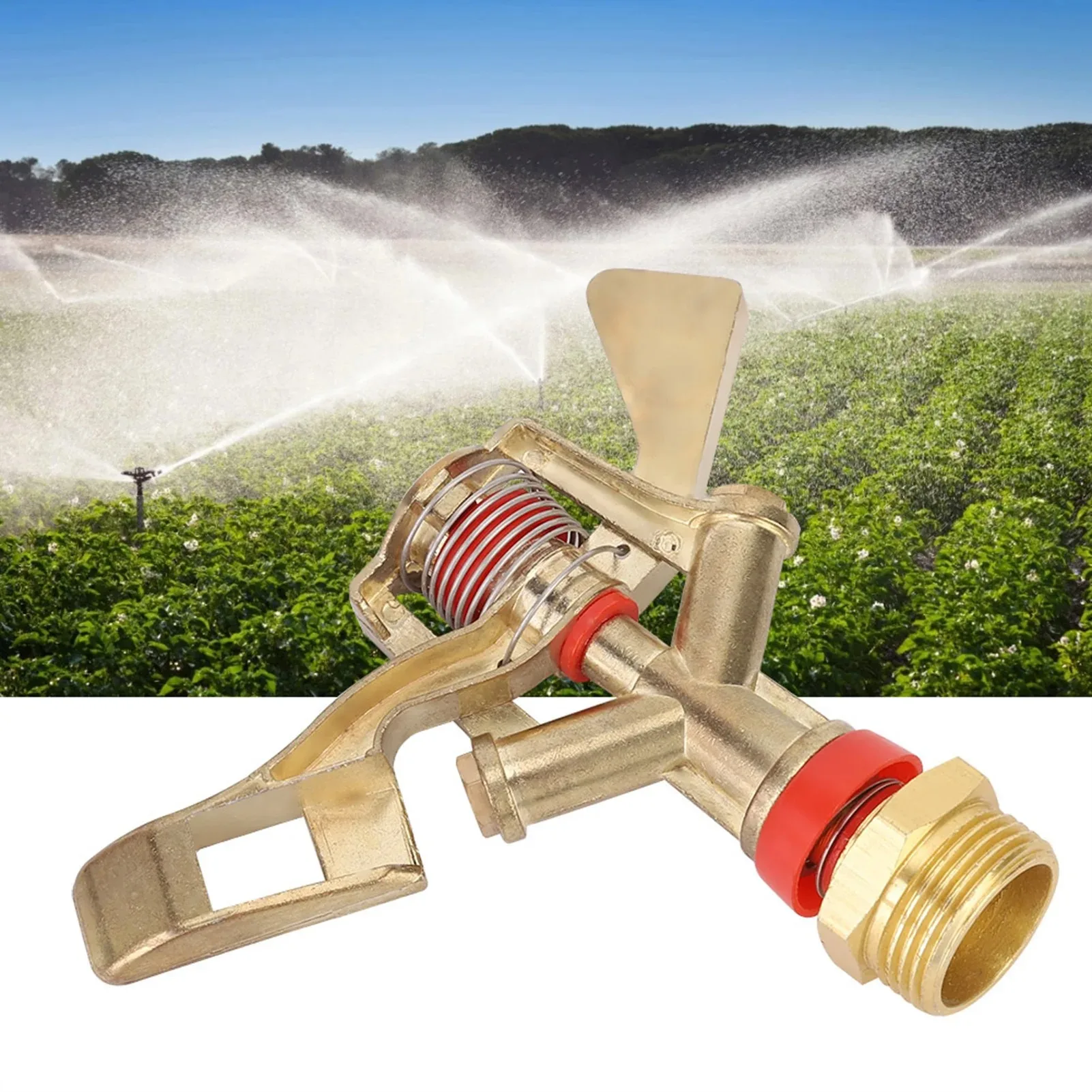 

Male Thread Zinc Alloy Irrigation Garden Rocker Arm Sprinkler Nozzle Spray Irrigation Sprinkler Water Sprinkler