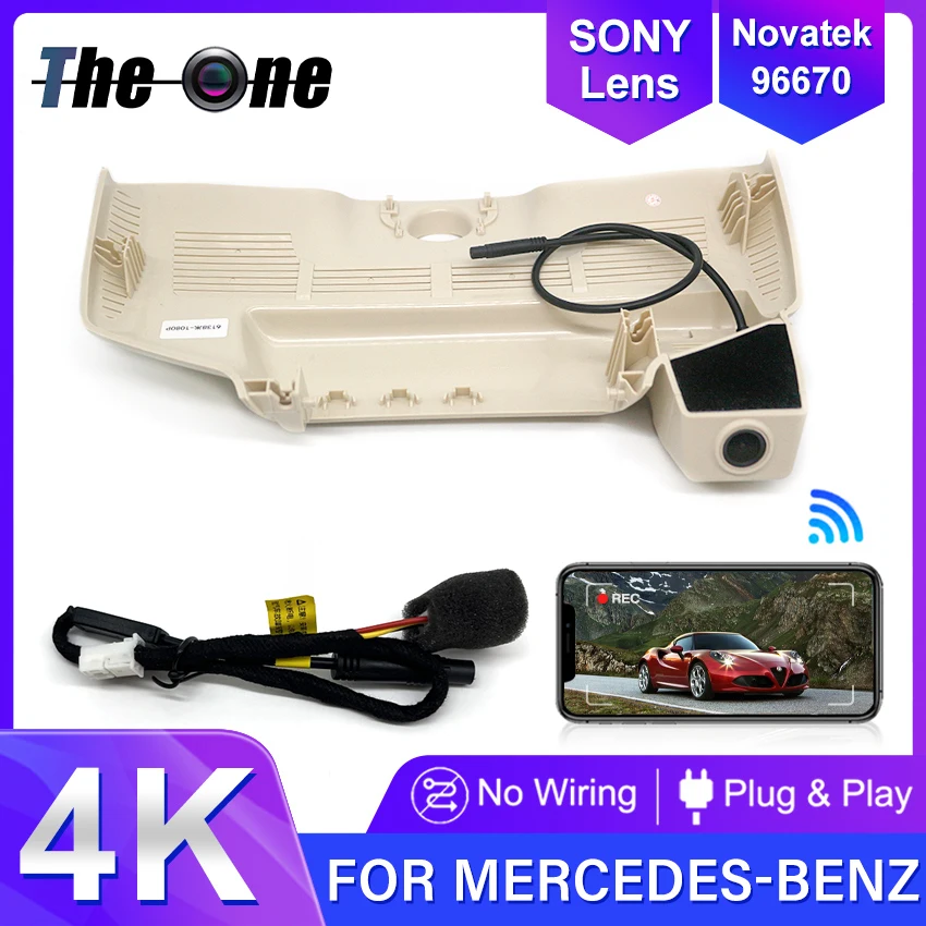 4K 2160P Dash Cam Camera Car Dvr Video Recorder for Mercedes Benz S Class w221 w222 S320 S350 S400 S450 S500 S600 2018-2022