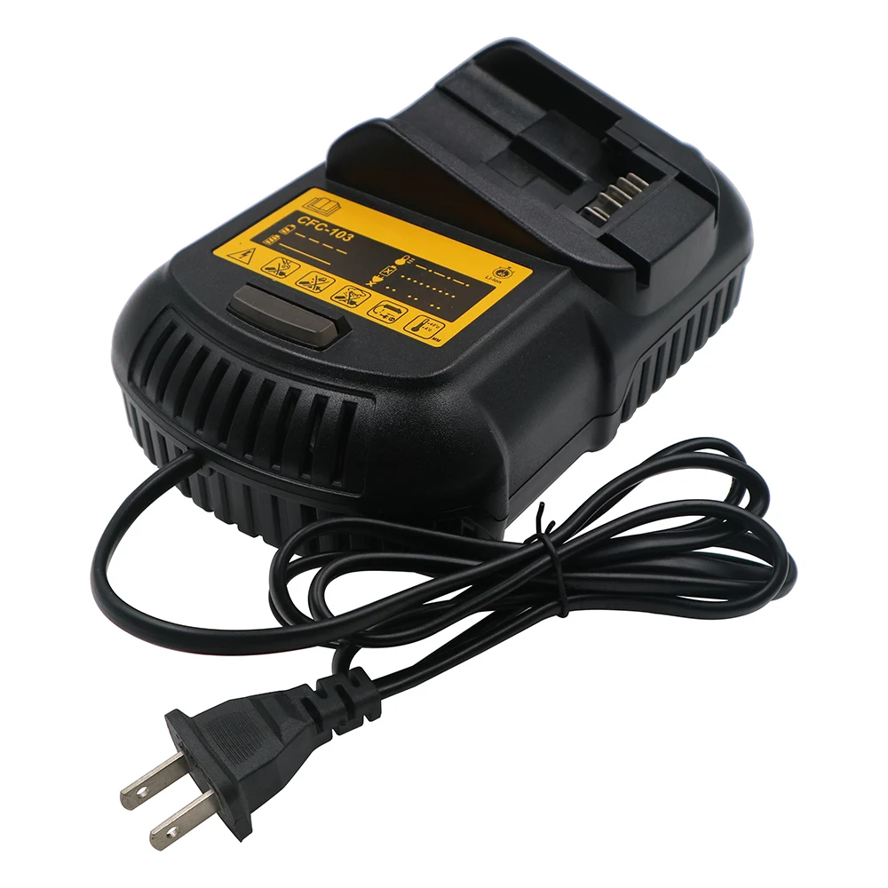 C&P DE CH02 DCB112 10.8V-20V 100-260V 50/60HZ D-65510 DCB105 DCB200 DCB201 DCB100 Li-Ion Battery Charger For Dewalt