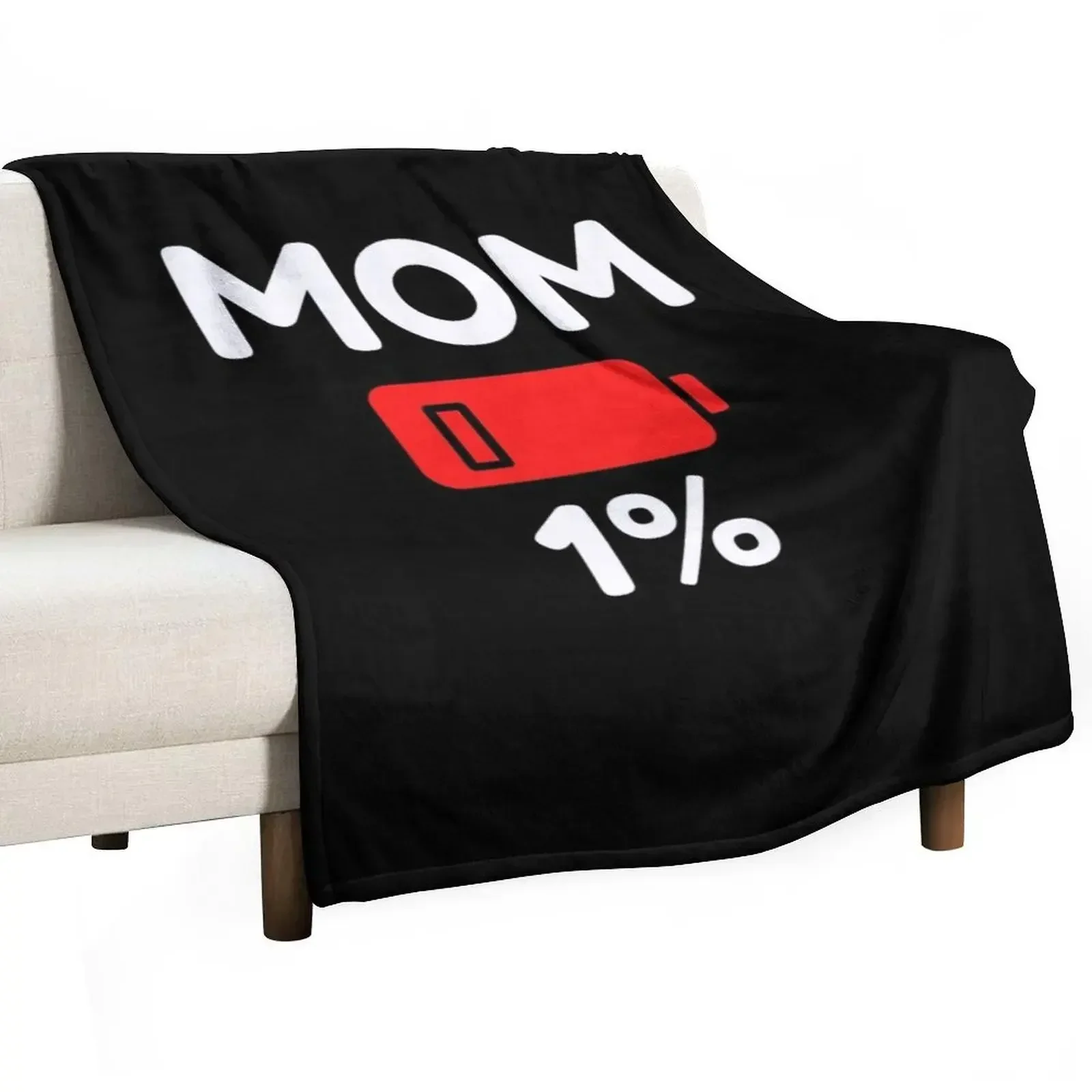 

Mom at 1% Throw Blanket Thermal Luxury Thicken Blankets