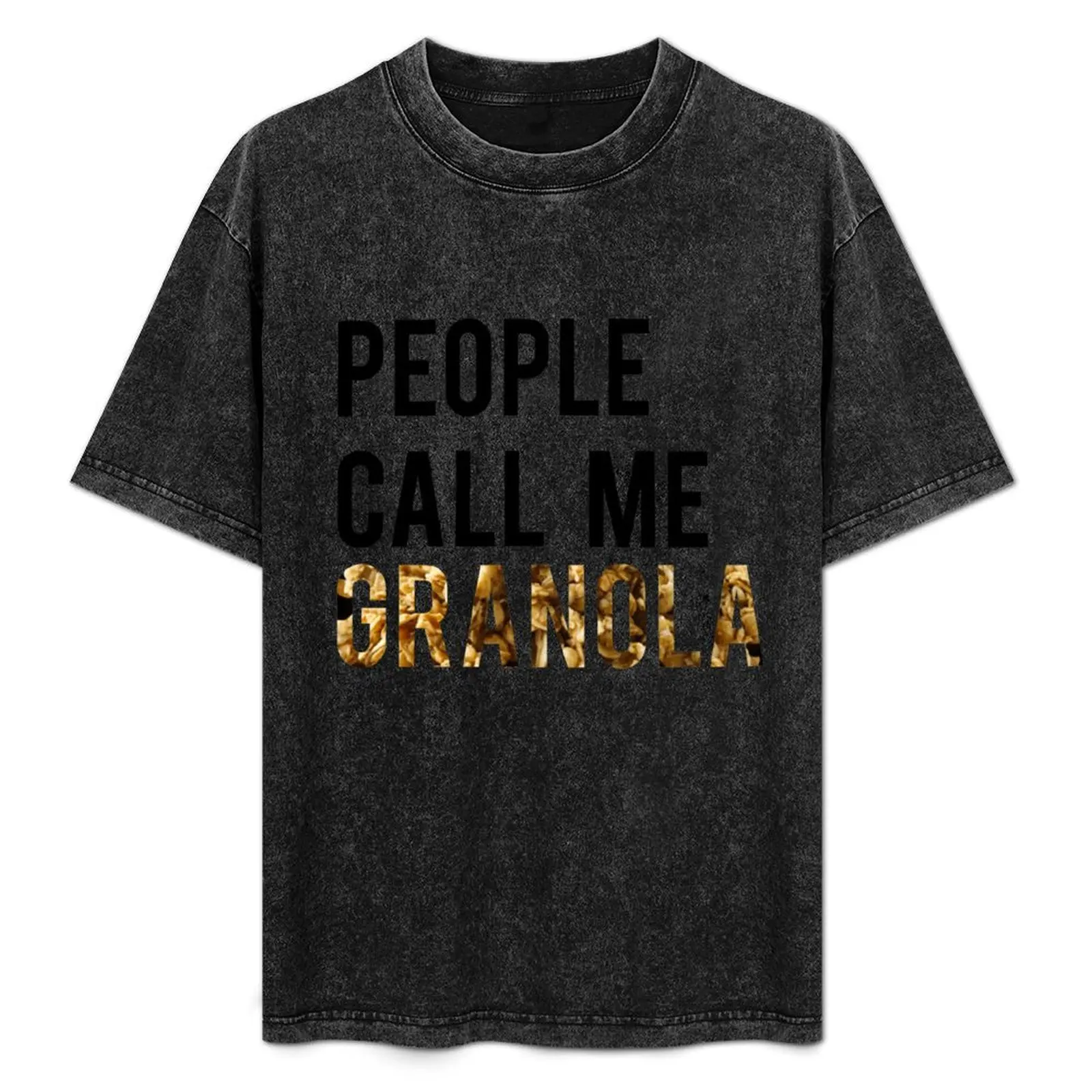 

People Call Me Granola T-Shirt aesthetic clothes summer top man clothes boys animal print mens plain t shirts