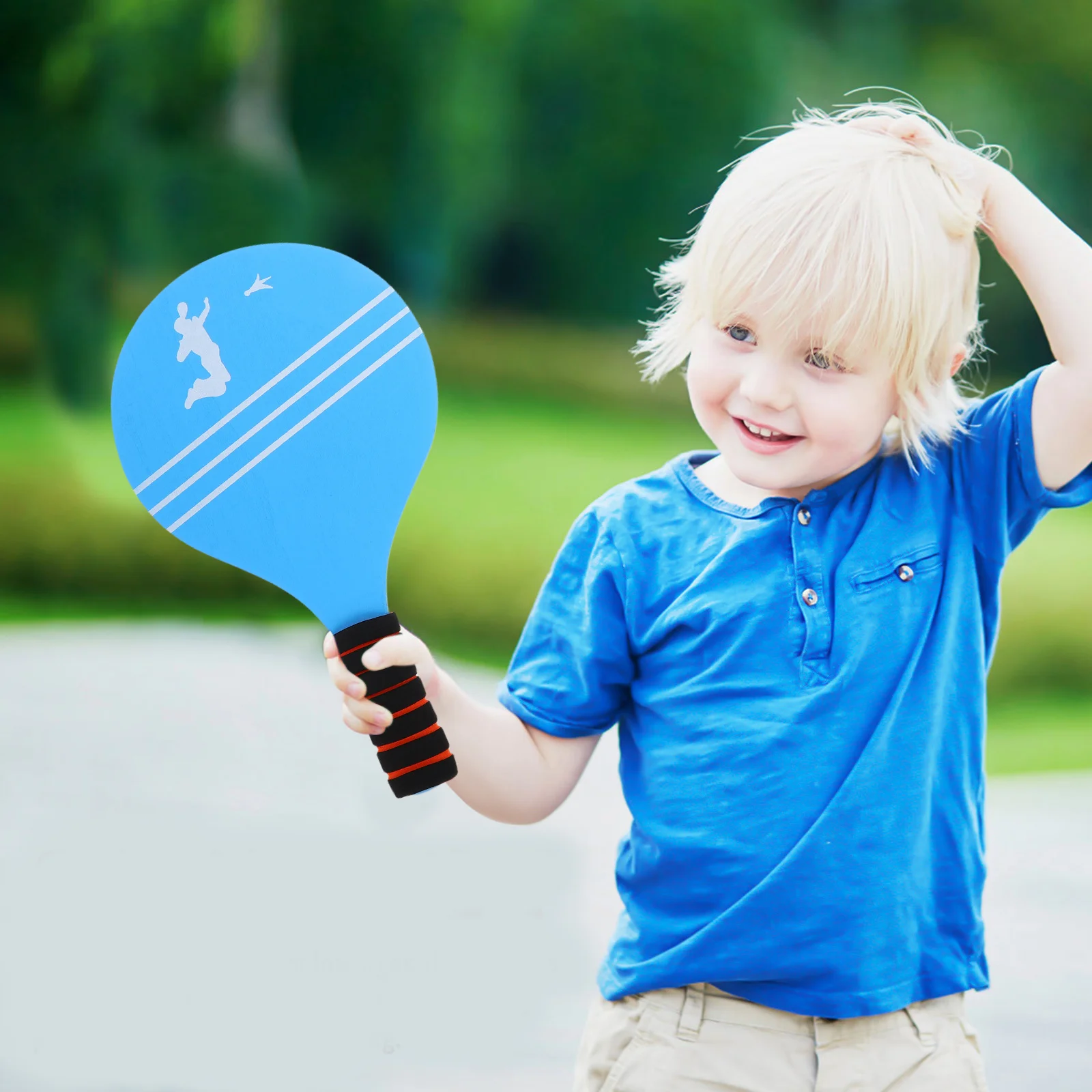 1 set 1 Set Badminton Racket Set Portable Mini Paddles For Backyard Beach Play Outdoor Ball Paddle Exercise