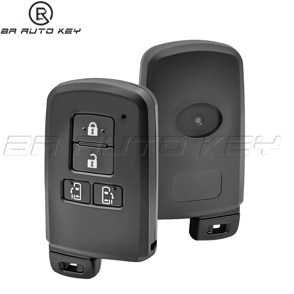 토요타 알파드 벨파이어 에스콰이어 노아 시엔타 복시 리모컨 키 4버튼 교체용 키리스 자동차 리모컨 키 쉘 커버
