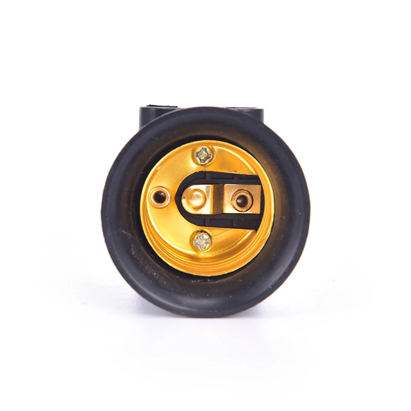 1pc PBT Fireproof E27 Bulb Adapter Lamp Carrier Base For EU Plug Home Studio Daylight Bulbs Socket Lampholder Repair Replacement