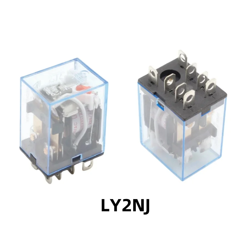 1 Stück LY2NJ Elektronisches Mikro-Elektromagnetrelais LED-Lampe 10A 8 Pins Spule DPDT AC 220 V
