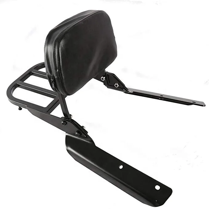 Chrome Steel Metal & synthetic Rear Backrest Sissy Bar Luggage Rack For Ho nda CTX700 CTX700D CTX700N 2014-2018