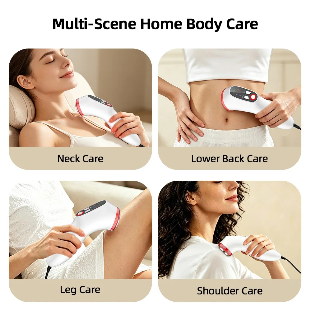 1MHz Handgehaltenes Ultraschall-Physiotherapiegerät, tragbares Körpermassagegerät mit 3 Intensitätsstufen und Timer-Einstellungen zur Muskelentspannung – Detail 13