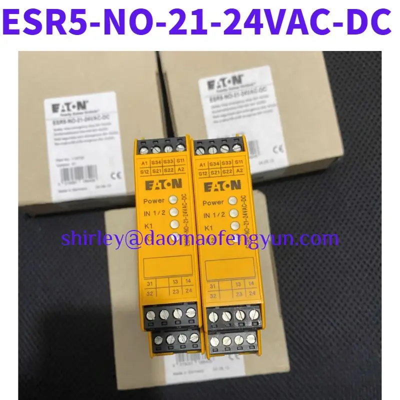 

Brand New Safety relay ESR5-NO-21-24VAC-DC