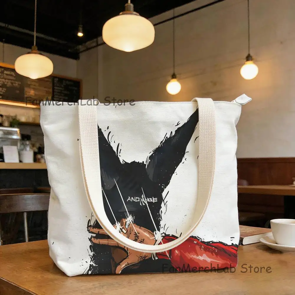 

P-Playboi AM Music C-Carti New Handbag Women Men Birthday Fashion Canvas Tote Bags Gifts Unisex Shoulder Bag