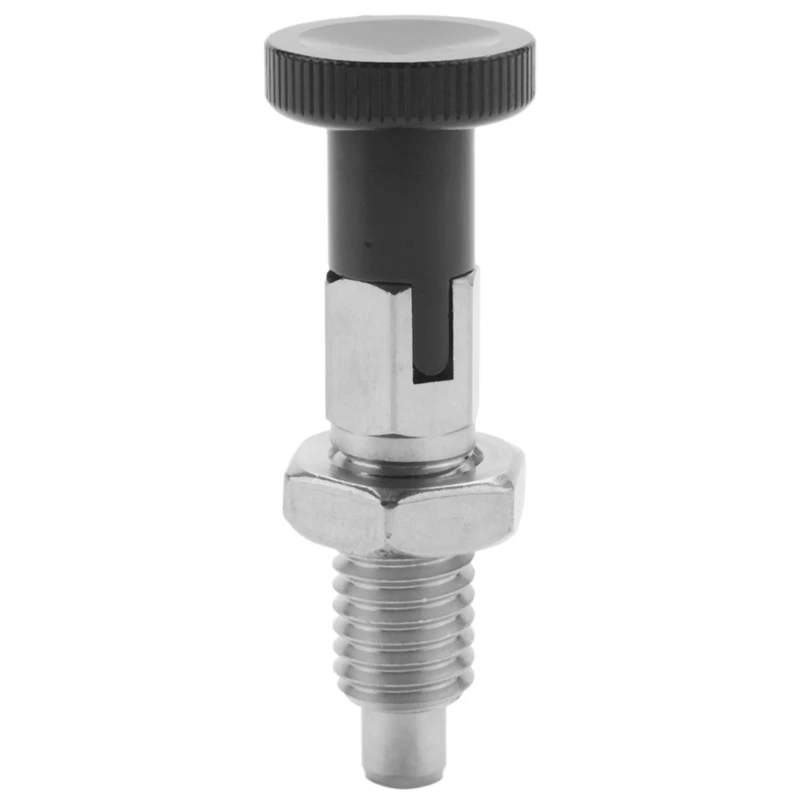 6X M10 Stainless Steel Self Locking Index Plunger Pin With Self Locking Function For Dividing Head