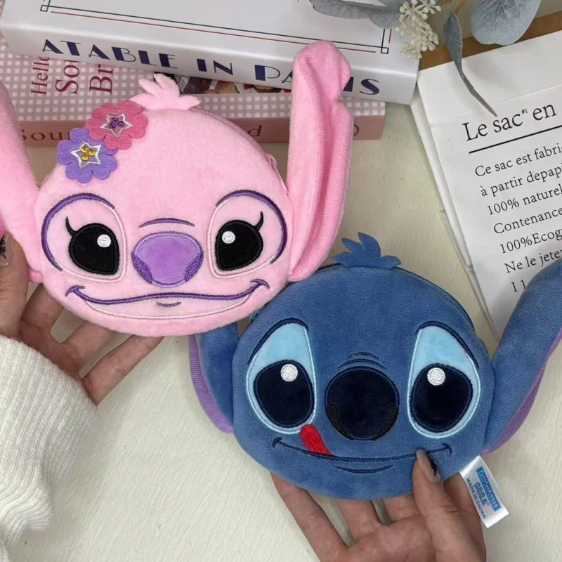 

Cartoon Disney Stitch Cute Anime Purse Coin Bag Card Bag Backpack Pendant Student Portable Coin Wallet Birthday Present