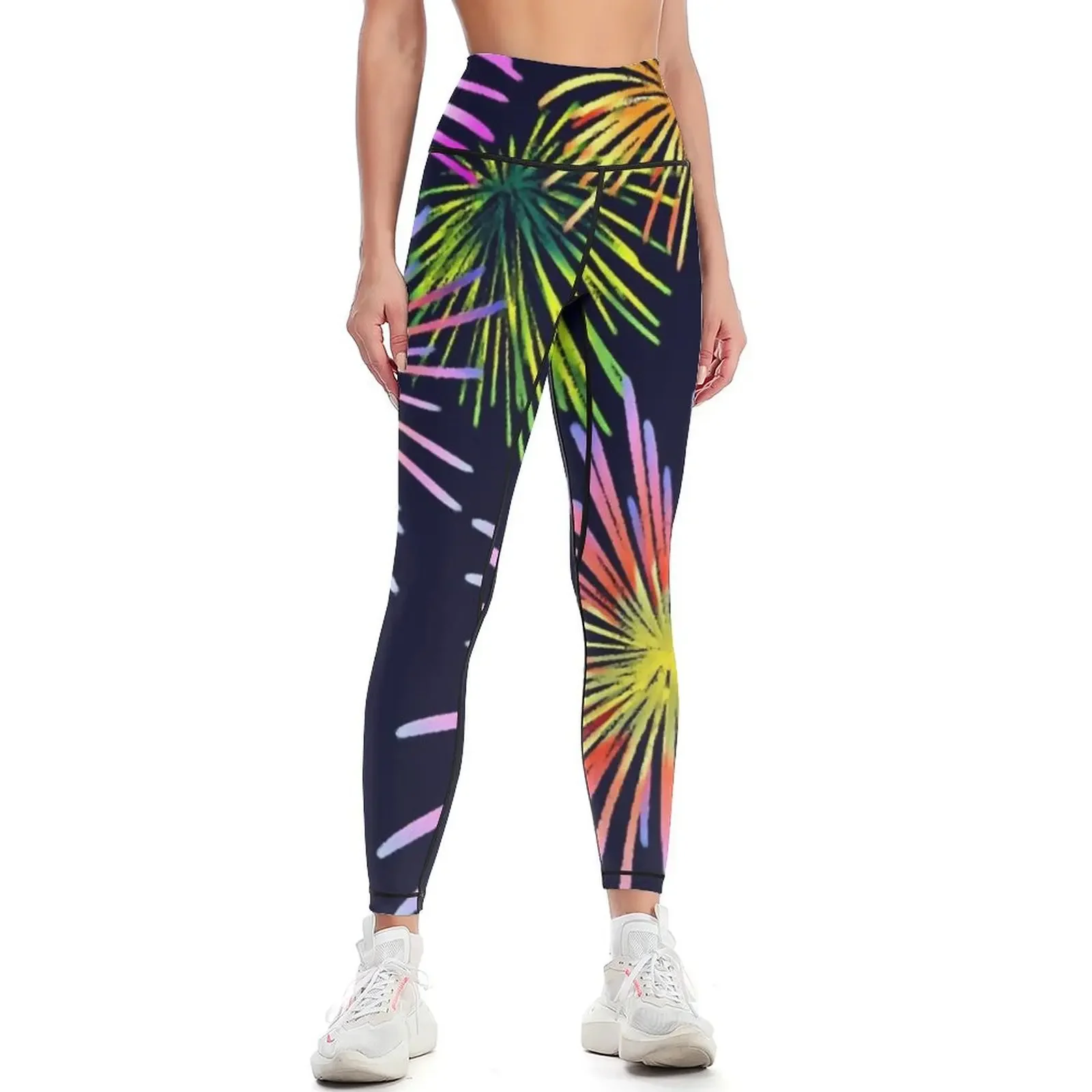 

Colorful fireworks display Leggings sports for gym push up legging Womens Leggings