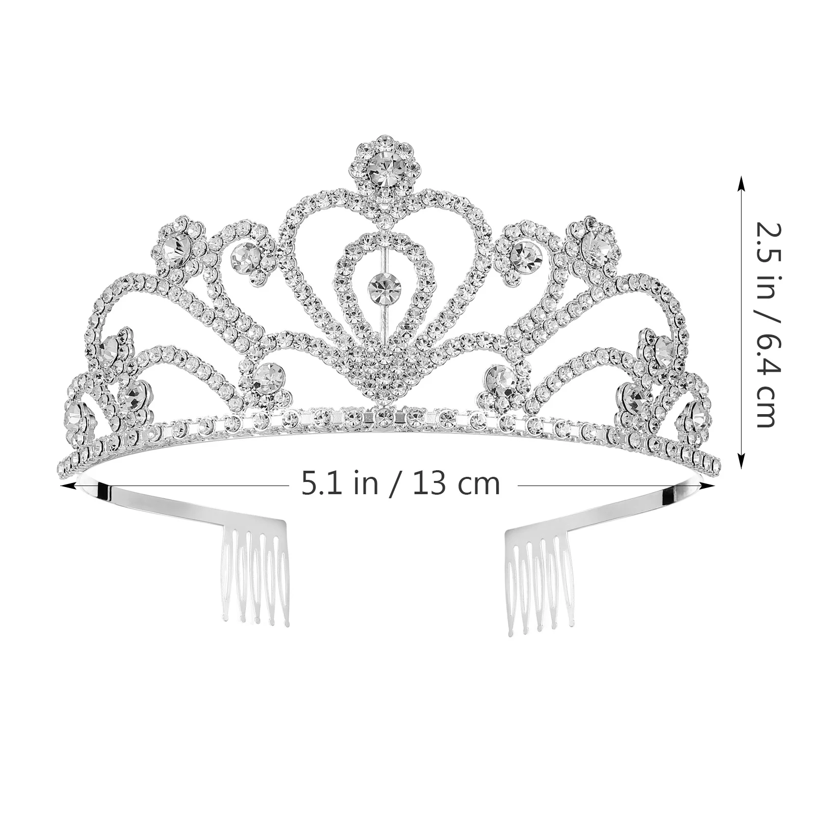 Bride Hair Clip Wedding Loop Bridal Crown Jewelry Barrettes Hairband Korean Version