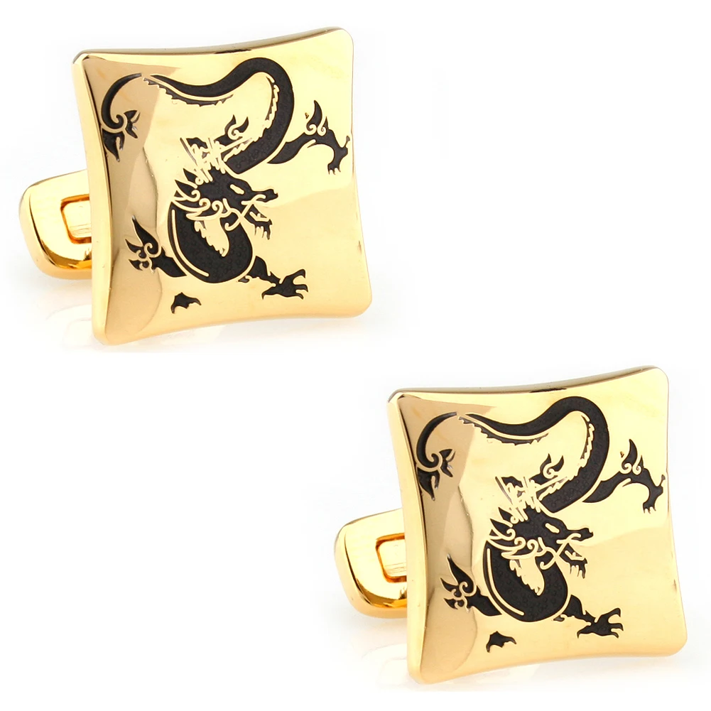 Animal Cufflinks 27 Designs Men Cuff Links Horse Kangaroo Frog Penguin Pig Octopus Elephant Dog Bee Deer Fish Camel Beetle Gecko - view 2