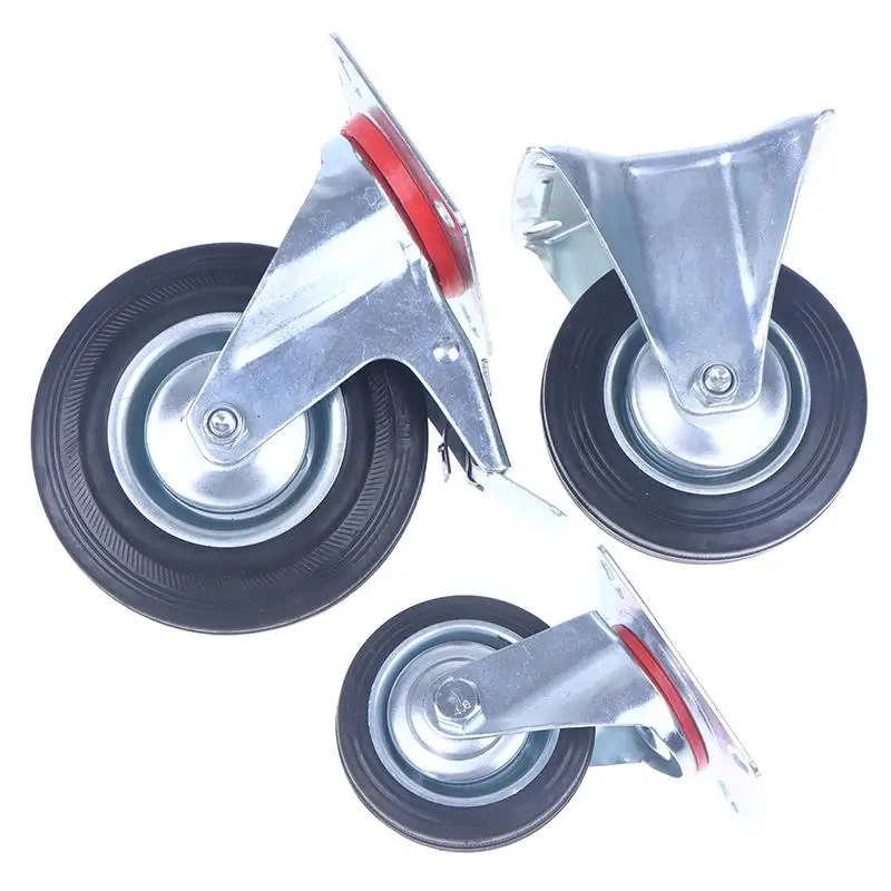 

3/4/5 дюймов универсальное поворотное бесшумное колесо, поворотное роликовое колесо, колесико для стула, сверхмощные ролики, мебельная тележка, ролик