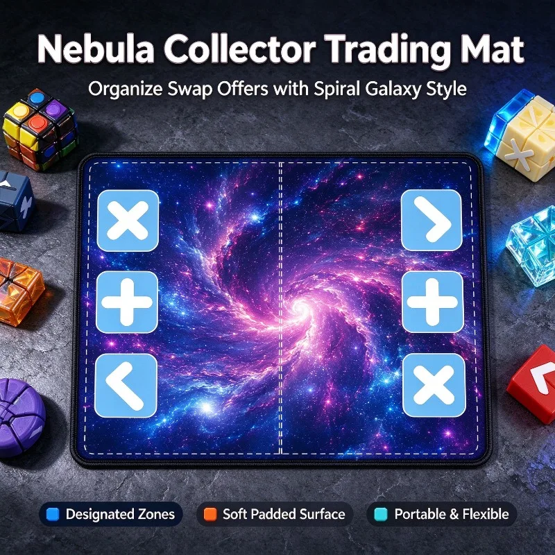 Modern transaction table mat, with anti-slip base, suitable for functional tabletop mats for collectibles and hobbies activities