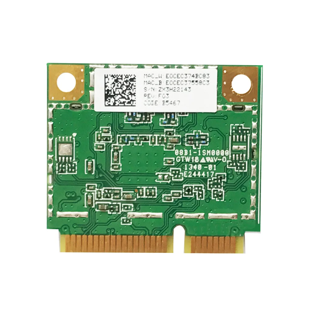 Mini adaptador inalámbrico PCI-E de 2,4G/5G, tarjeta de red WiFi Bluetooth de 300Mbps, 802.11a/b/g/n, tarjeta de red inalámbrica Wi-Fi para ordenador portátil y PC