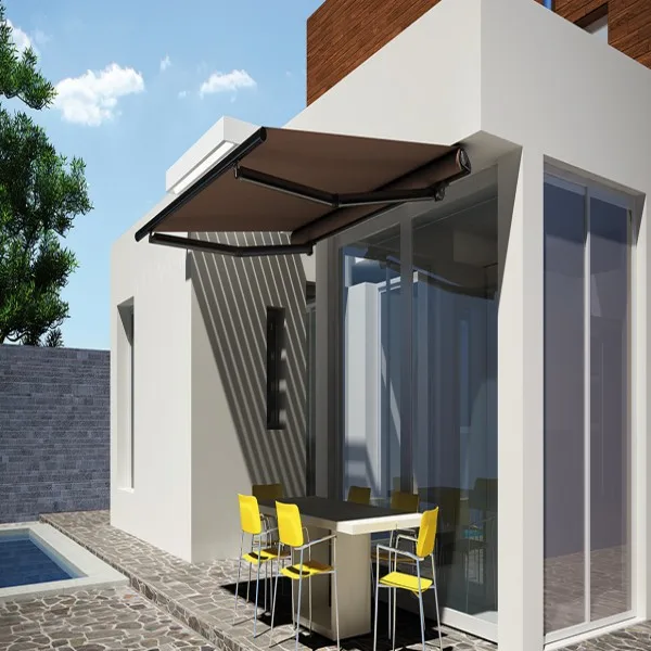 

Toscana Aluminum Alloy Frame Polyester Sail Retractable Electric Awnings Extendable Remote Control Anti-UV Custom