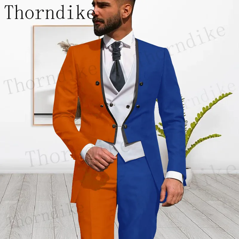 

Thorndike Elegant Wedding Party Suit For Men,Solid Slim Fit 3 Pieces Set Groom Groomsmen Tuxedos 2022 Custom Terno Masculino