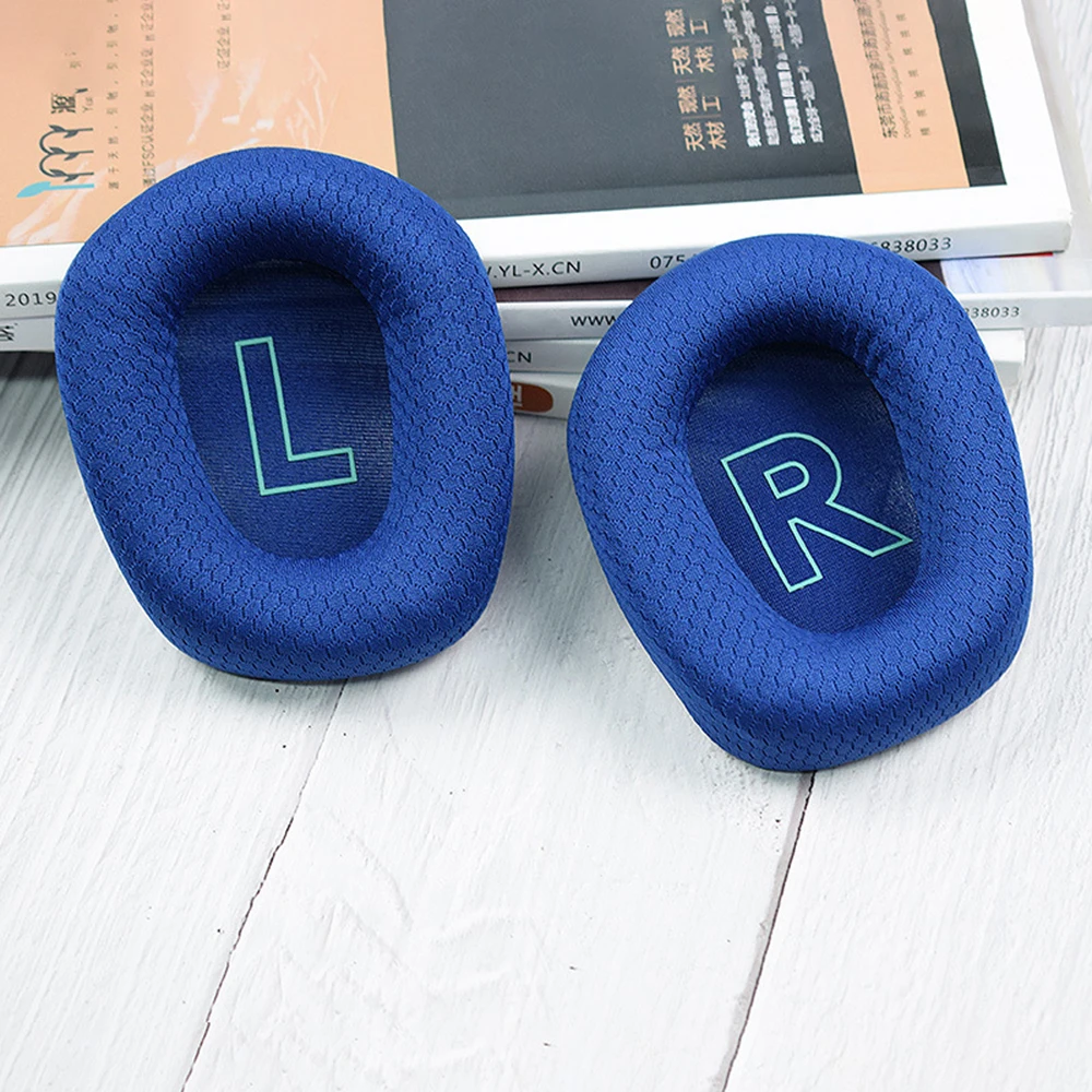 Tela de malha substituição earpads almofadas de ouvido almofada cabeça peças reparo para logitech g733 g 733 fones ouvido