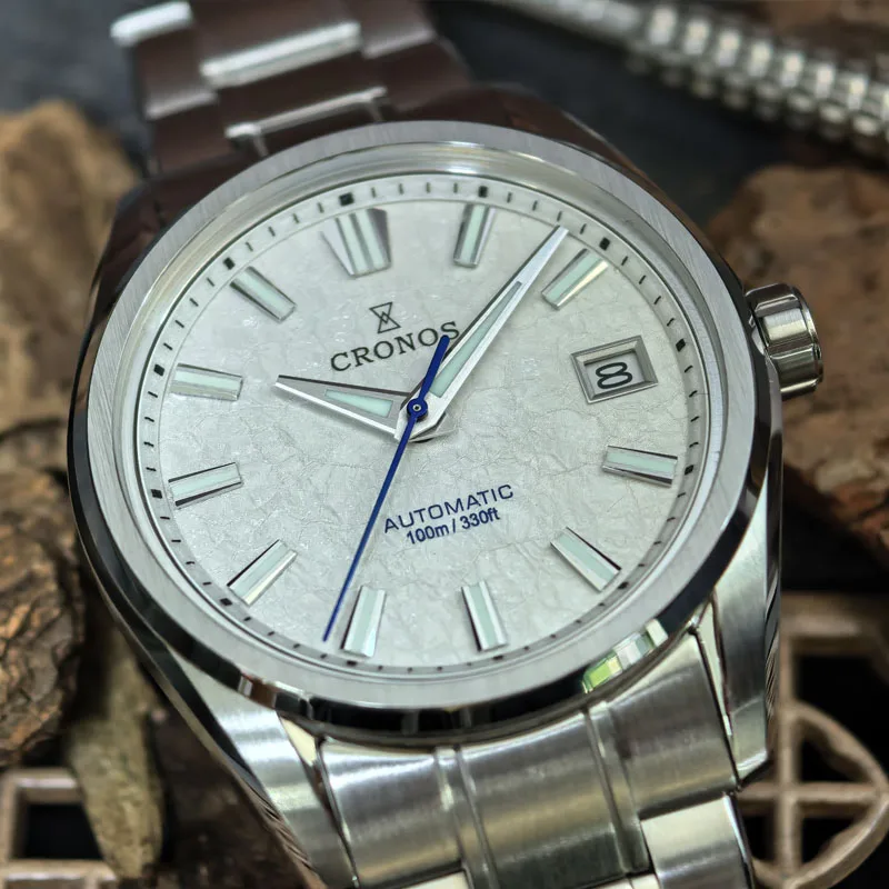 Cronos Men Watch 36mm Automatic PT5000 Miyota 9015 Movement