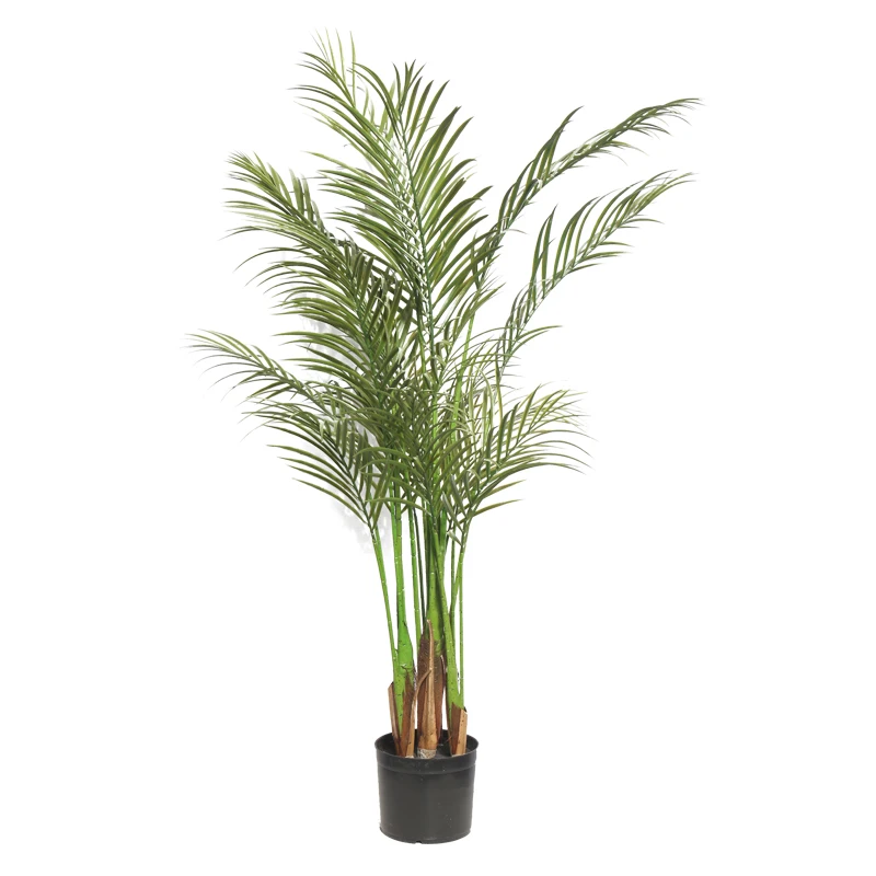 

High-quality 120cm Green Decorative Trees Simulation Hawaii Palm Tree for Indoor Artificial Plant Artificial Tree