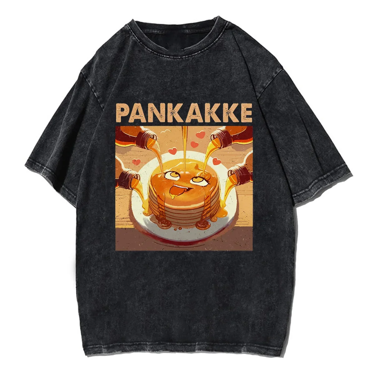 Funny Naughty Foodie Pun Pankakke Pancake Tshirts Men Women Unisex Harajuku T-shirt Casual Tops Streetwear T Shirts Tee