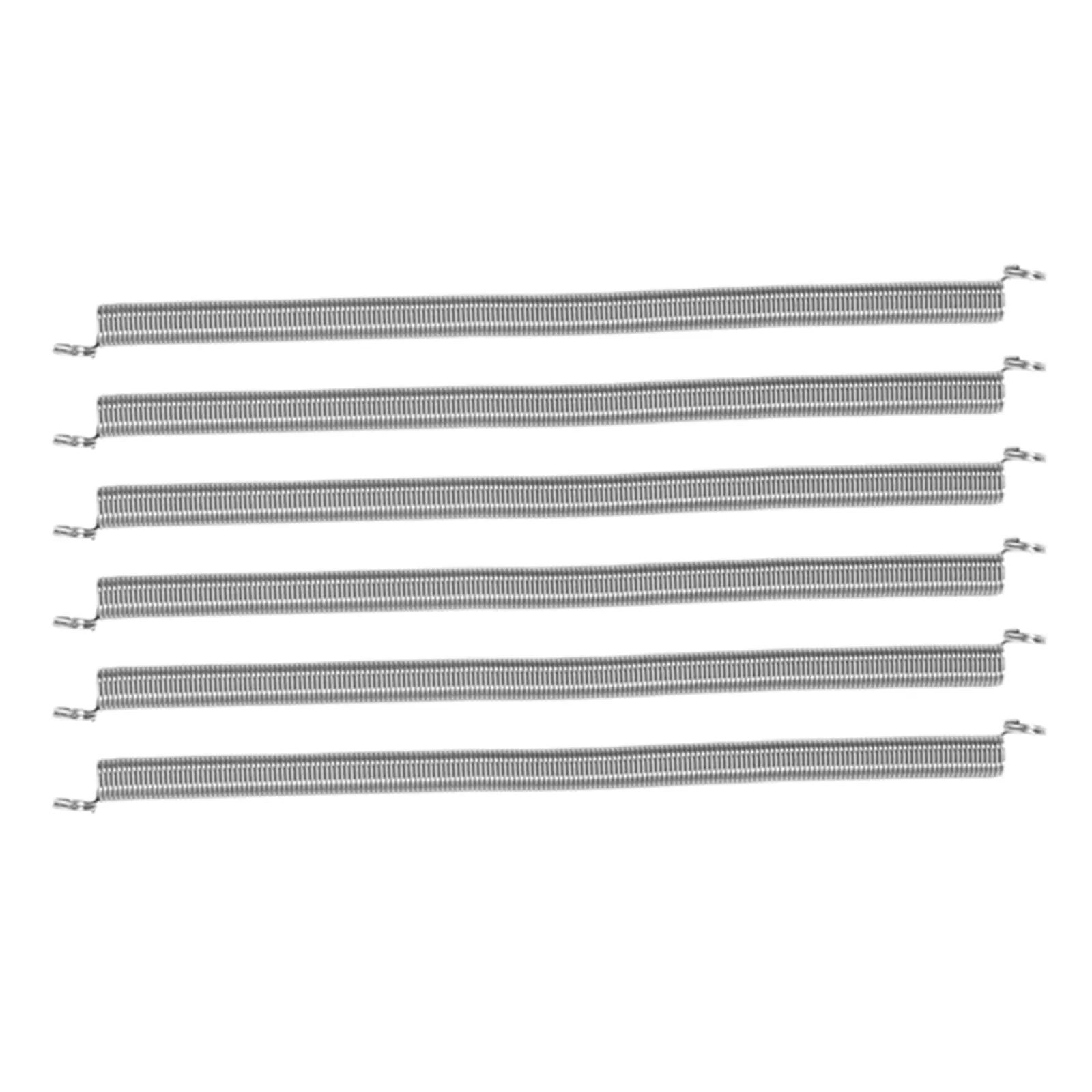 6Pcs Stapler Extension Springs Stainless Steel Dual Hook Replacement Parts Office Stapling Tool Repair Precision Tension