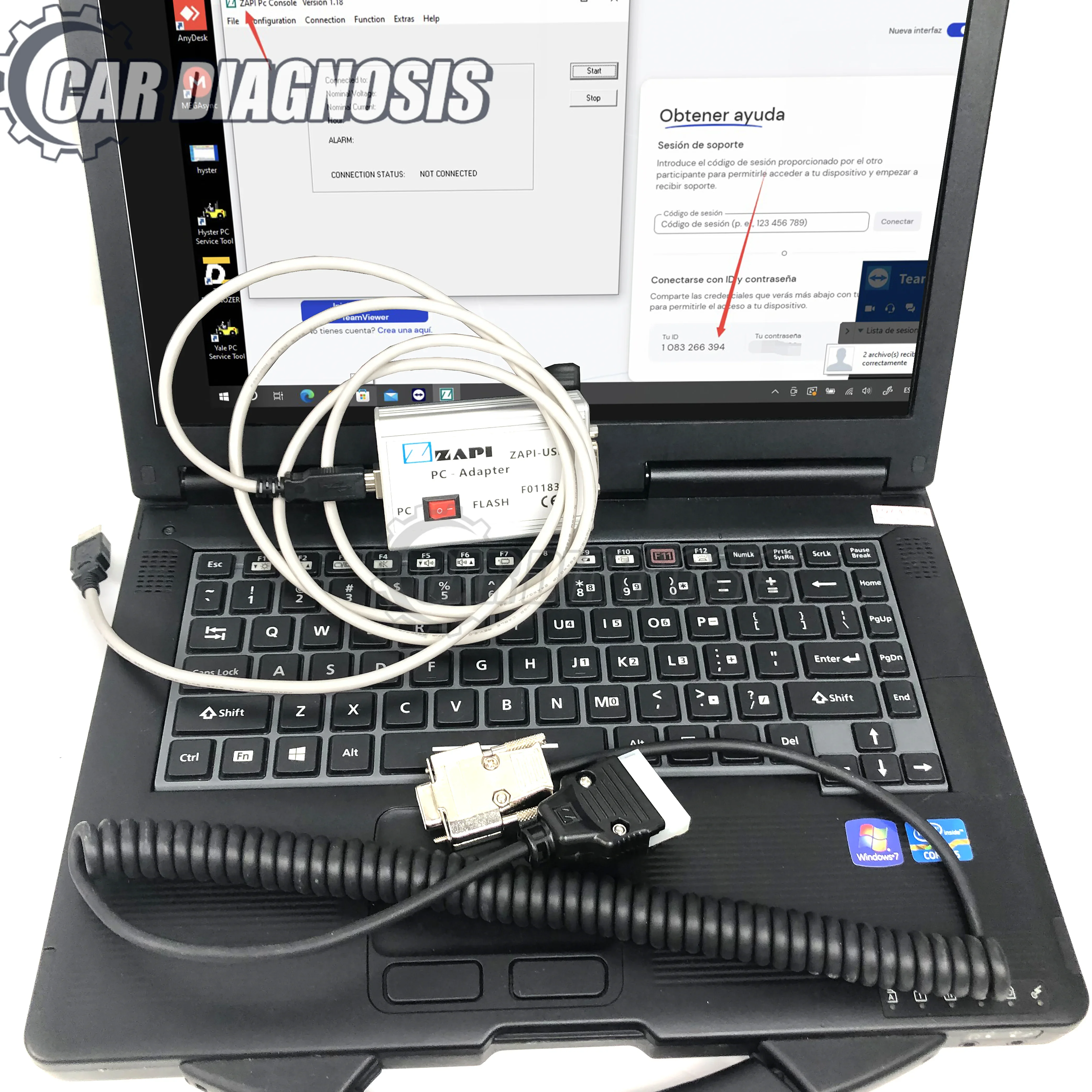 CF53 laptop motor controller programmer for ZAPI controller ZAPI electric controller Programming Unit diagnostic tool