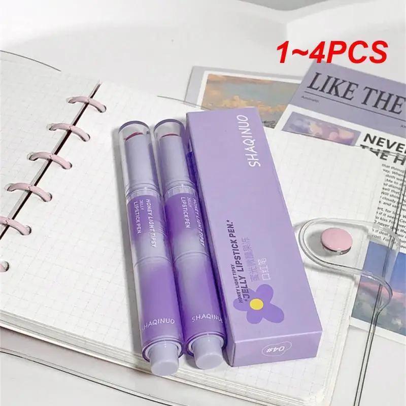 1~4PCS Liquid Lipstick Brighten Skin Colour Smooth Cruelty-free Makeup Options Waterproof Lip Gloss Lip Care Lipstick Obsession