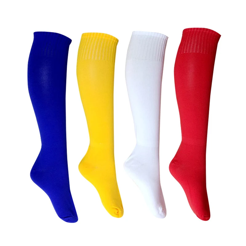 Outdoor Sports Rugby Stockings Over Knee Football Soccer Socks Breathable High Volleyball Baseball Hockey Kids Adults Long Socks