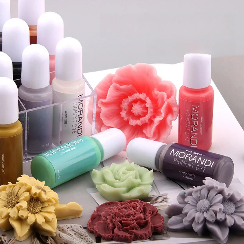 Diy 24 Stuks Morandi Epoxyhars Olieachtige Pigment Voor Ambachten Pigment Alcohol Inkt Vloeibare Kleurstof Kleurstof Hars