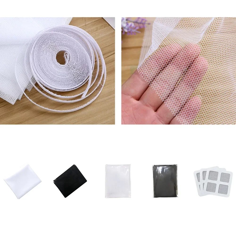 1PC Self-Adhesive Flying Insects Screens Mesh Nylon Net Bug Netting Fly Screen Net Anti Fly Mosquito For Home Windows