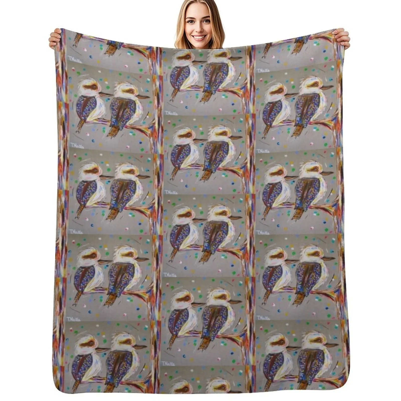 Carrie and Big Throw Blanket Multi Use Warm Blanket for Living Room Bedroom