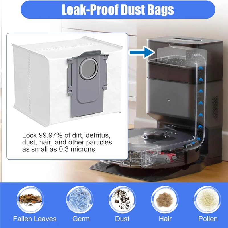 【Berserk】запасные части для Roborock Q5 Max+, Q5 Duoroller+, Q5 Pro+, Q8 Max+, комплекты аксессуаров для роботов-пылесосов