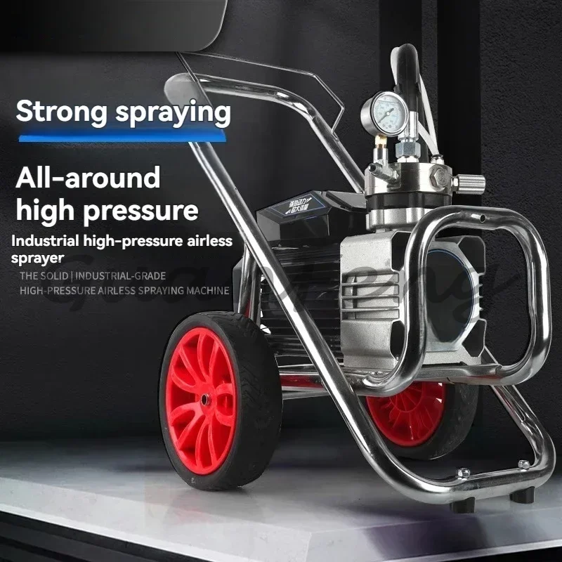 Electric High Pressure Airless Paint Sprayer, High Power Latex Paint Spraying Machine for Home Decoration