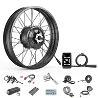 Bafang 48V 1000W Rear Hub Motor G062.1000 DC Electric Bike Conversion Kit With Disc Brake For 26 20 inch Fat Bike Electronic Kit