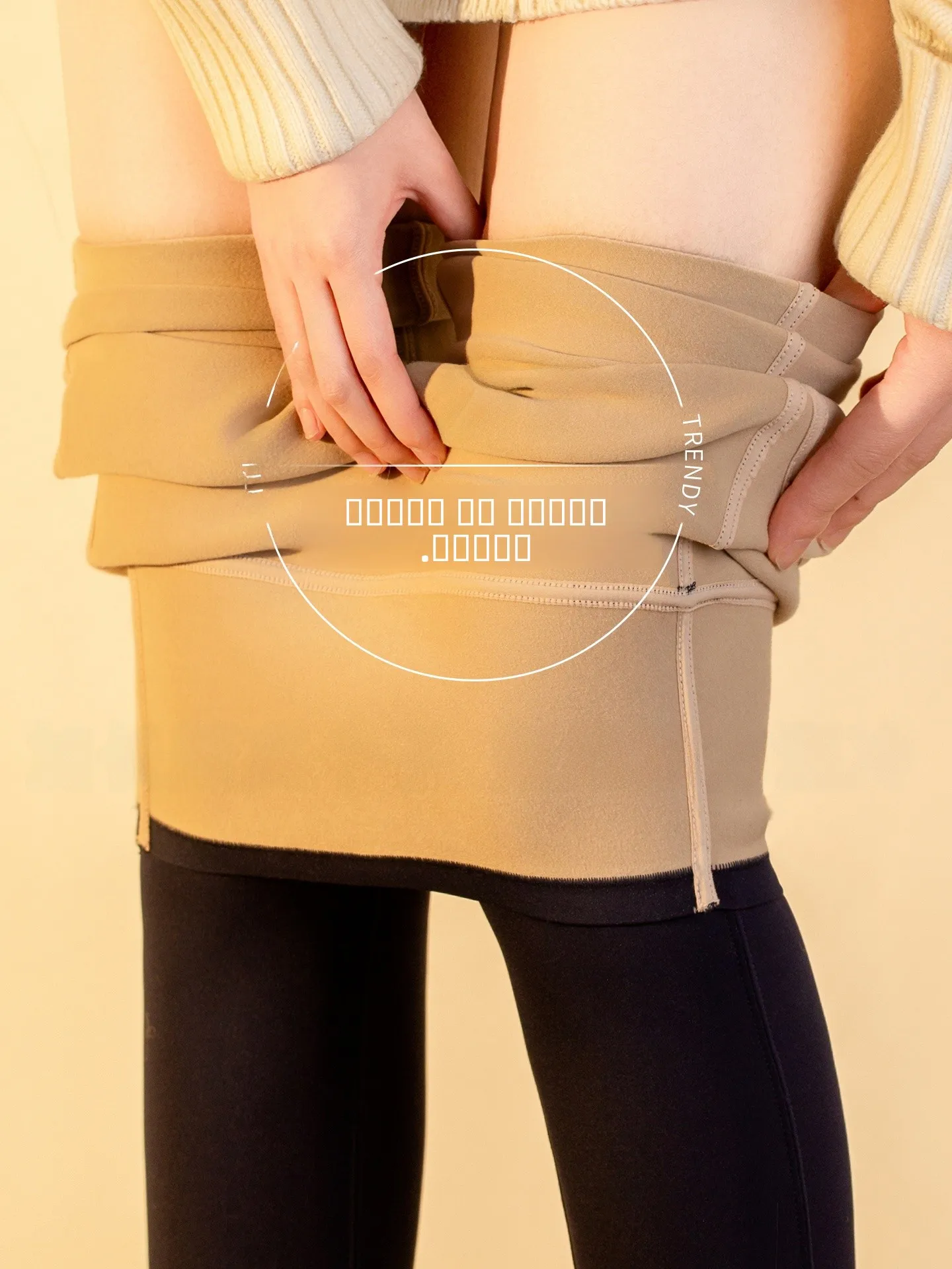 

Sl High-Waisted arkskin Pants Yoga Pilates Boting Long Trousers Tight Fit One-Piece Winter Wear Casual High Butt L...