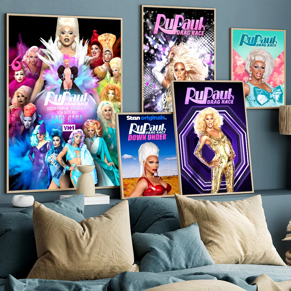 RuPaul s Drag Race Vintage Posters Sticky Vintage Room Home Bar Cafe Decor Kawaii Room Decor