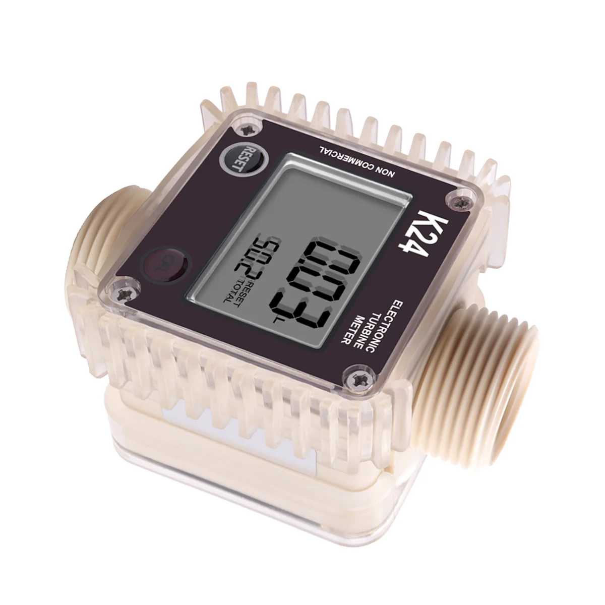 K24-medidor Digital de flujo de combustible y aceite, turbina para productos químicos, agua líquida