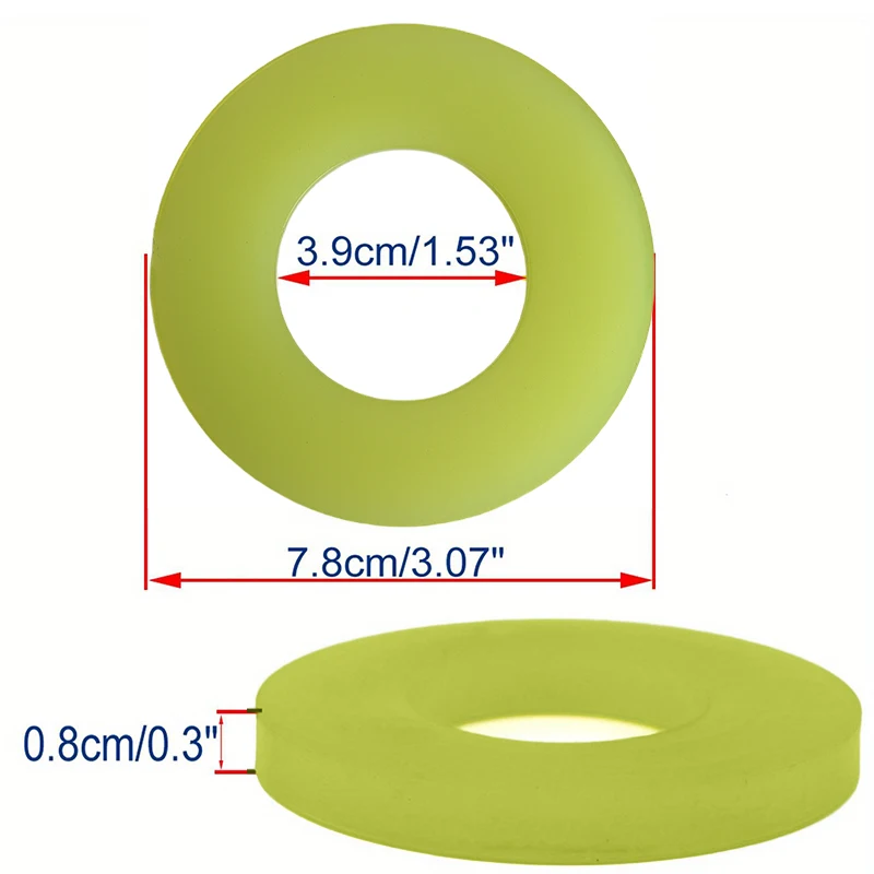 2X Silence Pad Rubber Bushing Dampers Universal Front Strut Tower Mount Suspension Shock-Absorbing Bearing Washer Over Bumps