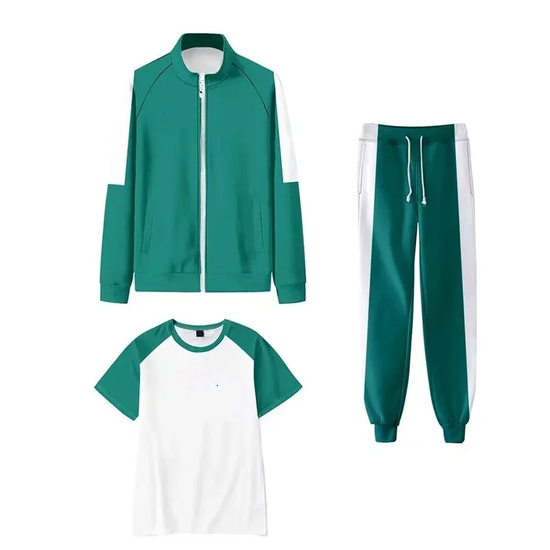 

Lyou 2025 Korean Movie Calamari Games 333 222Cosplay Costume Adult Tracksuit Uniform Outfit Pants Jacket T-shirt Un ★ ★ ★ kk.