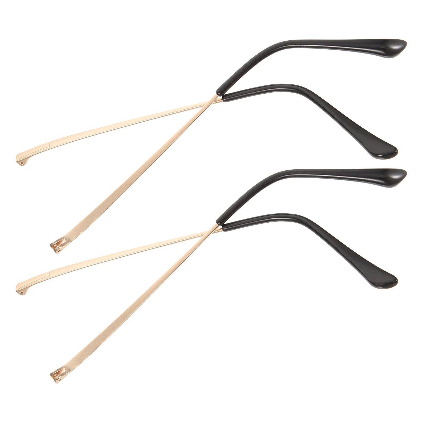 

4Pcs Metal Eyeglasses Replacement Temple Arms Universal Stable Double Tooth Design Glasses Legs Repair Kit for Eyewear Frame