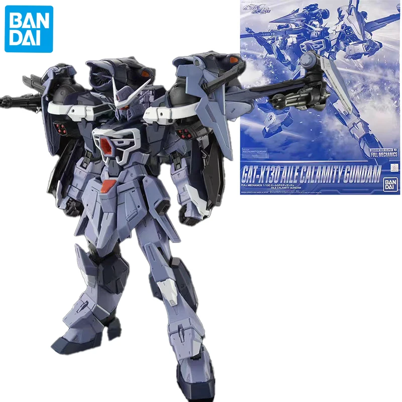 Bandai RE 1/100 RE/100 GAT-X130 AILE CALAMITY GUNDAM FULL MECHANICS Kit Action Figure Model Gift Toy Collection for Kids