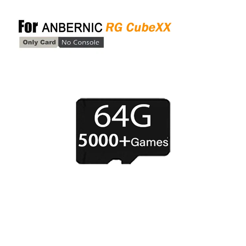 For ANBERNIC RG CubeXX TF Card Plug&play Pre-install Retro Games Memory Card Handheld Gaming System Card 256G PSP Game Boy Gifts